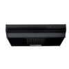 Campana recirculadora Challenger 60 cm negra CX4200 vista frontal