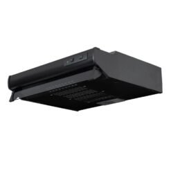 Campana recirculadora Challenger CX4200 negra de 60 cm vista en ángulo