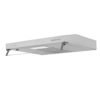 Campana Challenger 60 cm inox con visera de vidrio CX4300 vista en ángulo