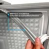 Empaque removible de la puerta del congelador Challenger CH-100 para fácil limpieza