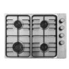 Estufa empotrable Challenger SP5040 inox con parrillas de alambre vista superior