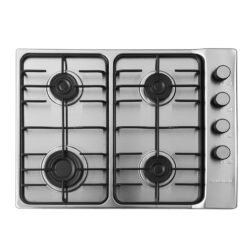 Estufa empotrable Challenger SP5040 inox con parrillas de alambre vista superior