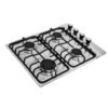 Estufa empotrable Challenger SP5040 inox vista lateral en ángulo