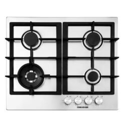 Estufa de empotrar Challenger SV6860 inox con quemador doble corona vista superior