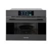 Horno microondas de empotrar Challenger 35 L con grill gris mate vista frontal