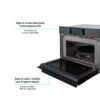 Horno microondas Challenger 35 L con puerta de cierre suave y 11 funciones de cocción