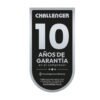 Sello de 10 años de garantía en el compresor de la nevera Challenger CR-470