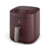 Freidora de aire Electrolux Efficient 4 litros 1400W roja vista en ángulo