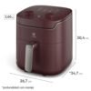 Medidas de la freidora de aire Electrolux Efficient 4 litros 30,4 x 34,7 cm peso 3,8 kg