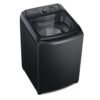 Lavadora Electrolux carga superior 22 kg negra vista lateral
