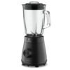 Licuadora Electrolux 1,5 L vaso de vidrio 2 velocidades negra vista frontal