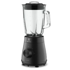 Licuadora Electrolux 1,5 L vaso de vidrio 2 velocidades negra vista frontal