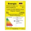 Etiqueta RETIQ del minibar Electrolux ERD50W3HUS: eficiencia C y consumo de 14 kWh/mes