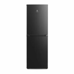 Nevera Electrolux 248 L congelador inferior Inverter negra vista frontal