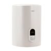 Calentador eléctrico Haceb 32 litros vista lateral color blanco