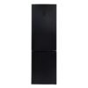 Nevera Haceb No Frost 382 litros negra con congelador inferior y panel digital, vista frontal