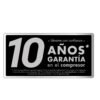 Sello de 10 años de garantía en el compresor de la nevera Haceb 382 litros con congelador inferior