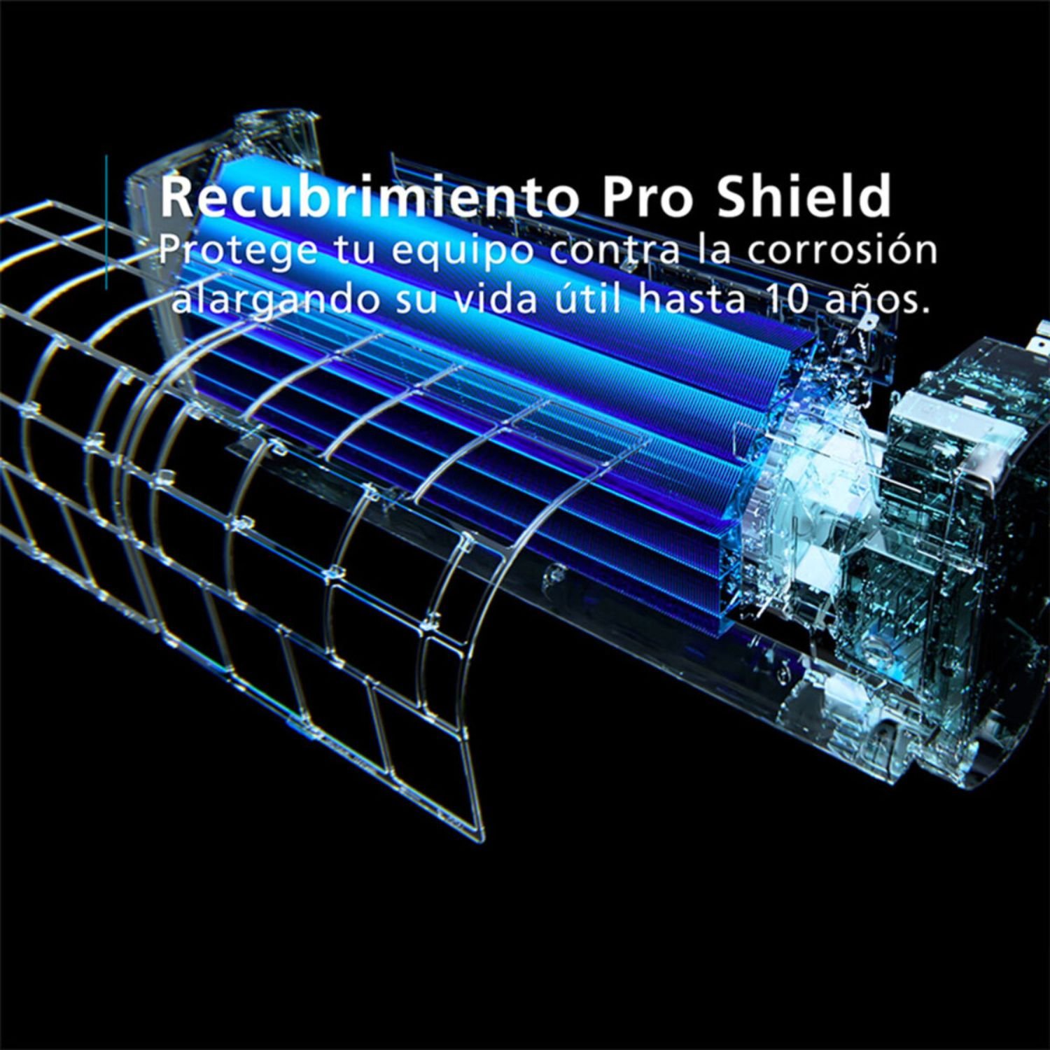Recubrimiento anticorrosivo Pro Shield aire acondicionado Mabe 12.000 BTU