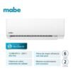 Aire acondicionado Mabe 12000 BTU con tecnología Ultra Clean Air y filtros de alta eficiencia