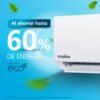 Función Eco del aire acondicionado Mabe con ahorro de hasta 60% de energía