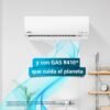 Aire acondicionado Mabe 12000 BTU con gas refrigerante ecológico R410A
