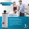 Calentador de acumulación Mabe ideal para viviendas grandes, fincas y zonas con baja presión de agua