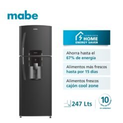 Beneficios de la nevera Mabe RMA247FXCG: Home Energy Saver, cajón Cool Zone y 10 años de garantía