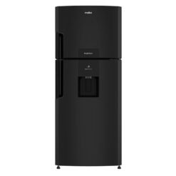 Nevera Mabe No Frost 415 litros grafito RMP415GCG, vista frontal con despachador de agua