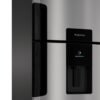 Jaladera integrada tipo pocket y despachador de agua de la nevera Mabe RMP470YCU