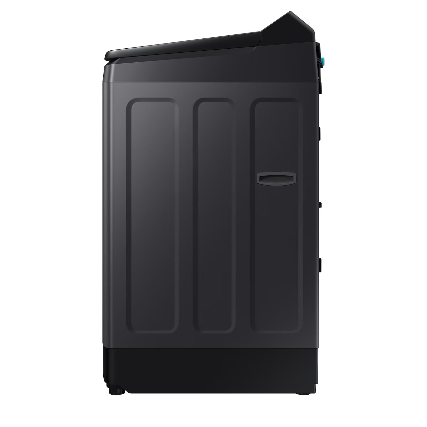 Vista lateral de la lavadora Samsung WA70F13E4C de 13 kg