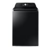 Lavadora Samsung WA70H23SPB 23 kg carga superior AI Wash negra vista frontal