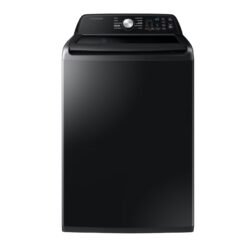 Lavadora Samsung WA70H23SPB 23 kg carga superior AI Wash negra vista frontal