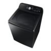 Lavadora Samsung WA70H23SPB con AI Wash vista superior en ángulo