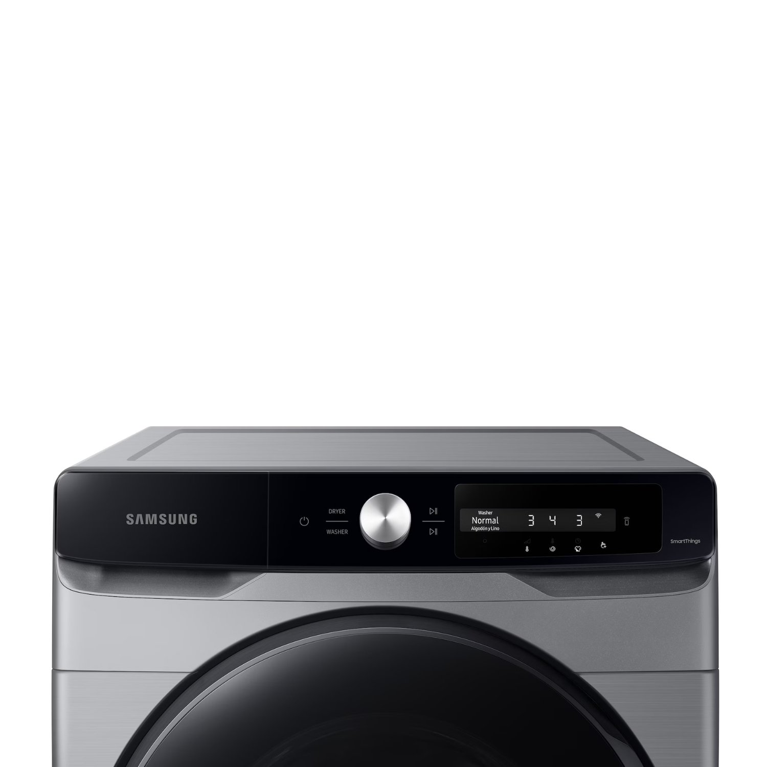 Panel MultiControl de la lavadora Samsung WF22C6400AP en detalle
