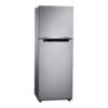 Nevera Samsung RT22FARADS8 con congelador superior vista lateral en ángulo