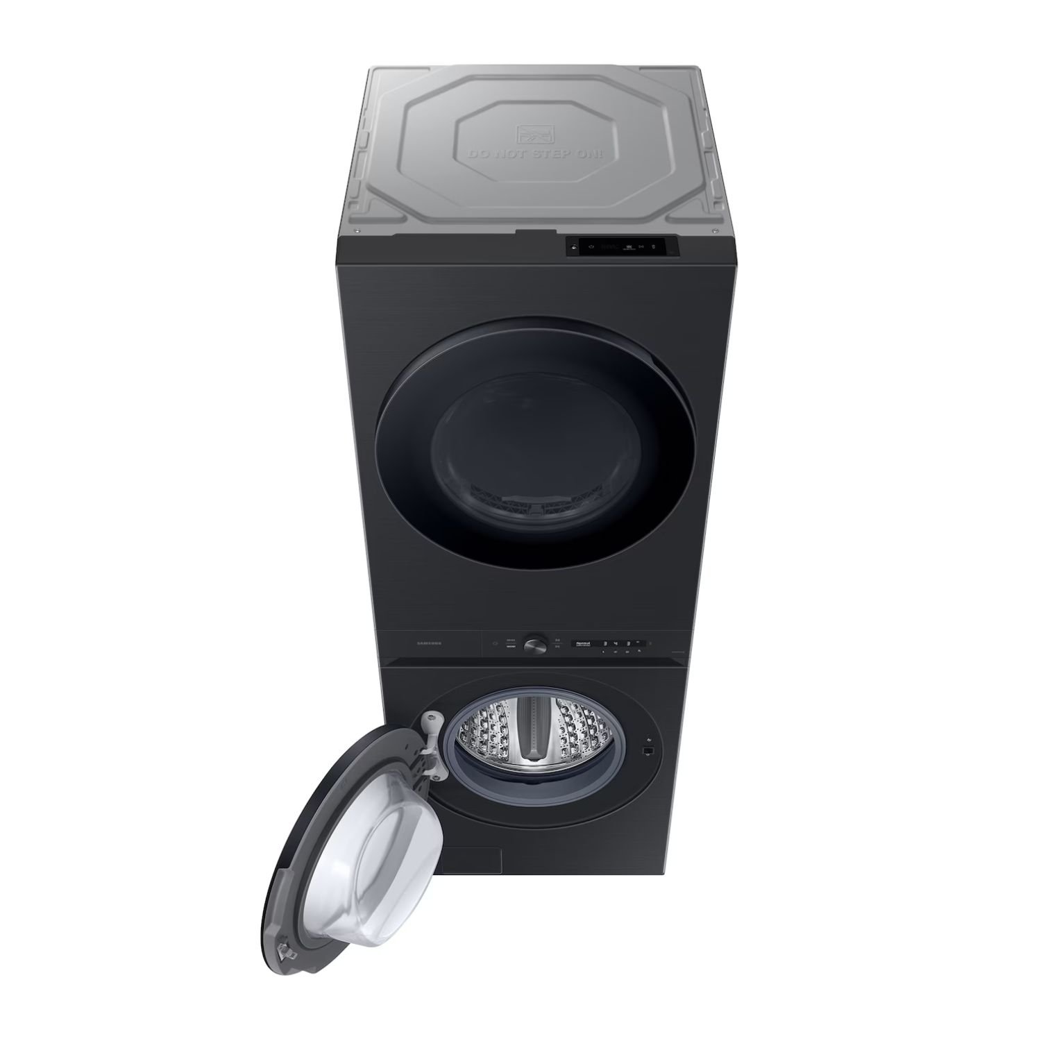 Centro de lavado Samsung Bespoke WH26DBH700GV negro vista en ángulo
