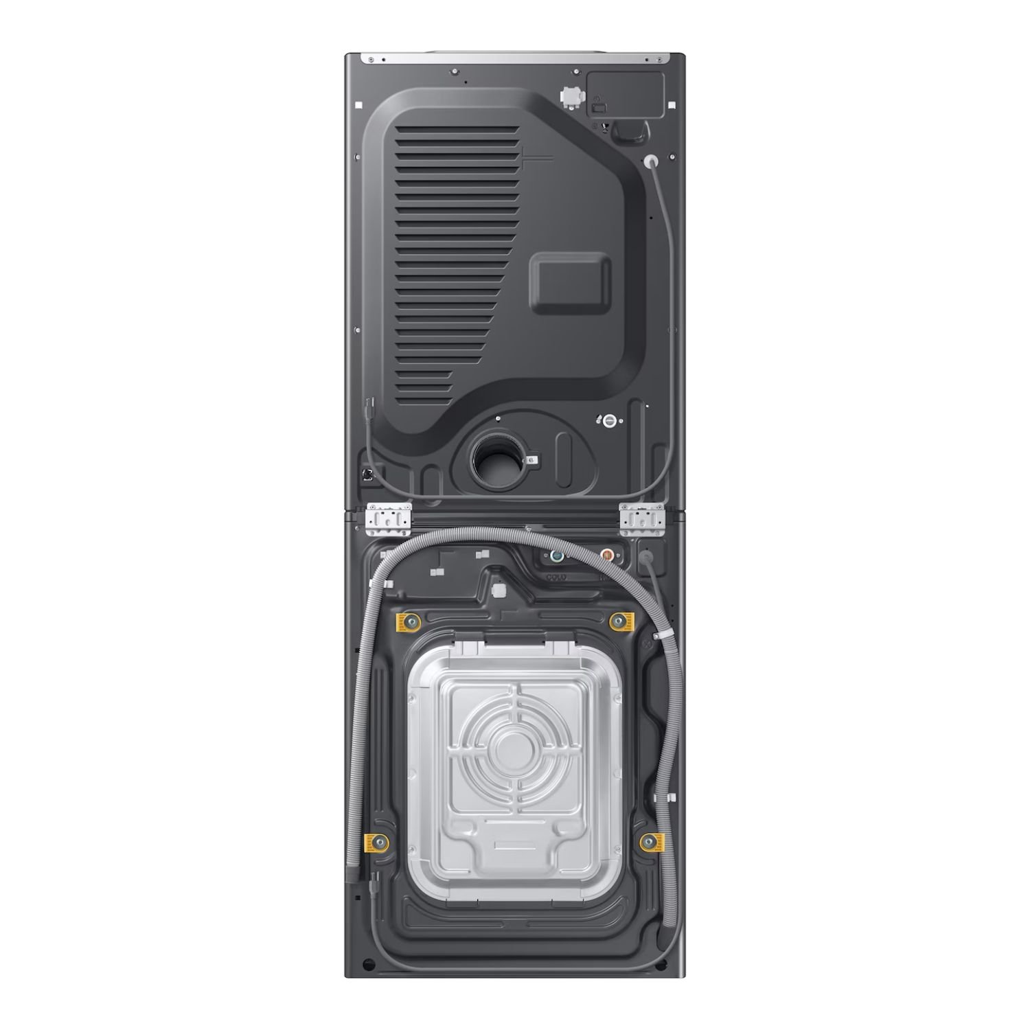 Torre de lavado Samsung Bespoke Laundry Hub WH26DBH700GV en acabado negro