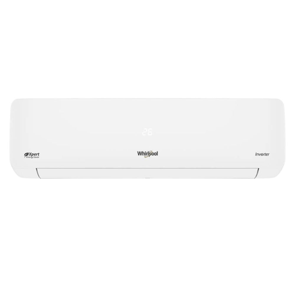 Aire acondicionado mini split Whirlpool 12000 BTU Inverter vista frontal de la unidad interior