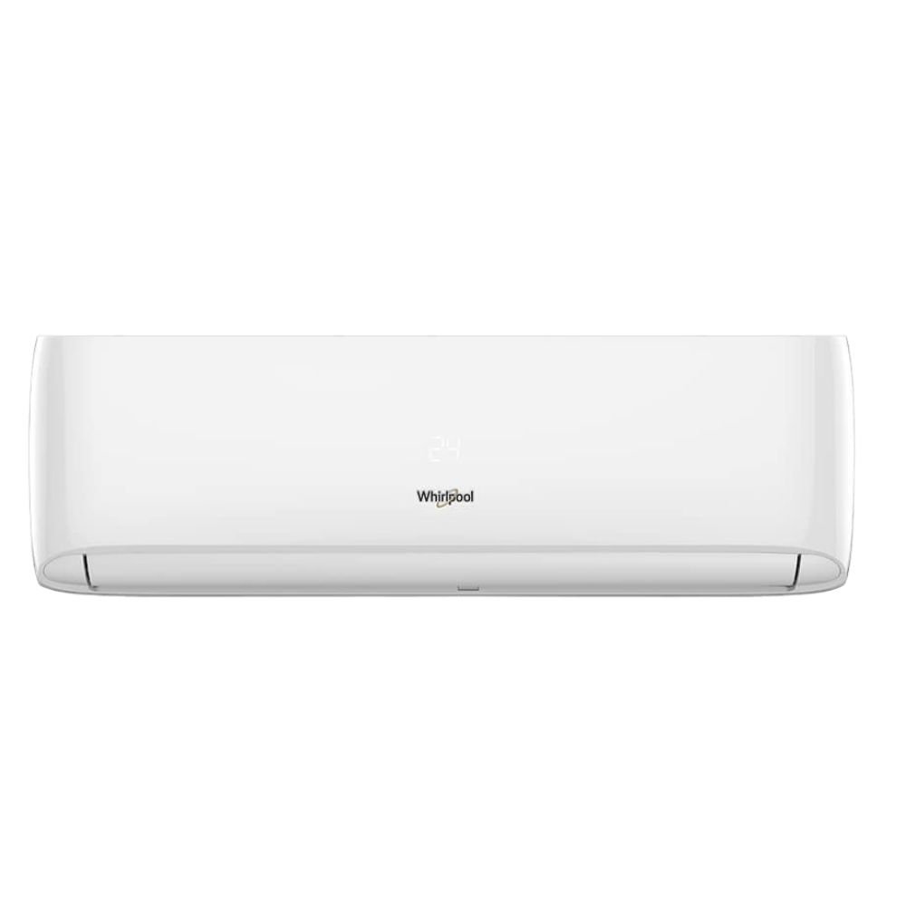 Aire acondicionado mini split Whirlpool 11000 BTU Inverter vista frontal de la unidad interior