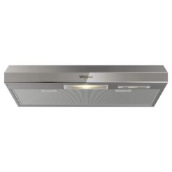 Campana extractora Whirlpool de pared 76 cm acero inoxidable vista frontal