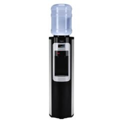 Dispensador de agua fría y caliente Whirlpool WK5911BS negro para botellón, vista frontal