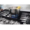 Estufa Whirlpool gas 91 cm con parrillas continuas para mover ollas con facilidad