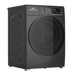 Lavasecadora Whirlpool 13 kg / 8 kg Xpert Inverter gris vista lateral