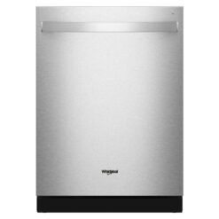 Lavavajillas de empotrar Whirlpool 60 cm 15 puestos acero inoxidable vista frontal