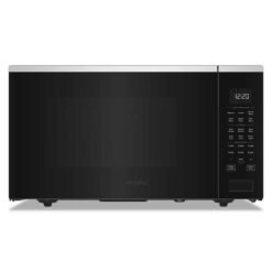 Horno microondas Whirlpool 45 L 1200W con sensor de cocción negro vista frontal