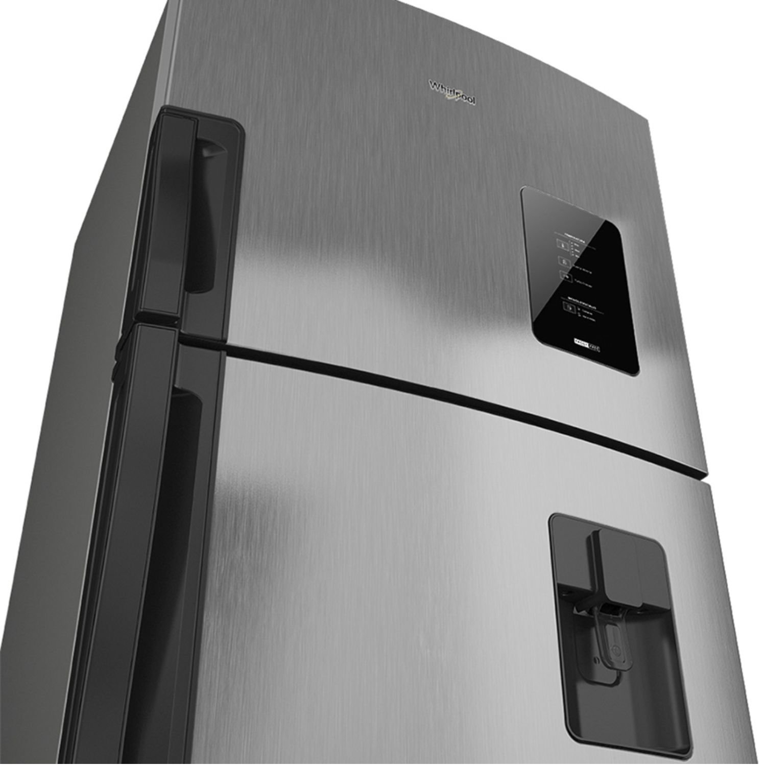 Panel touch y dispensador de agua de 4 litros en la puerta de la nevera Whirlpool WRW45AKTWW